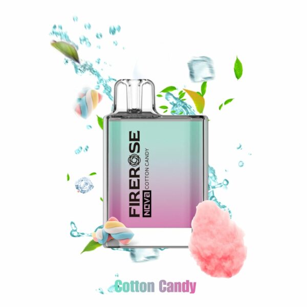 Firerose Nova Cotton Candy 600 Puffs Disposable Vape