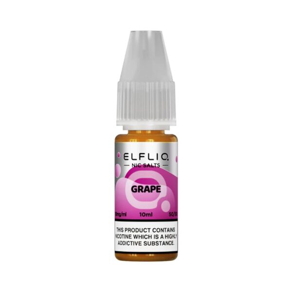 ELFLIQ Grape 10ml Nic Salt E Liquid