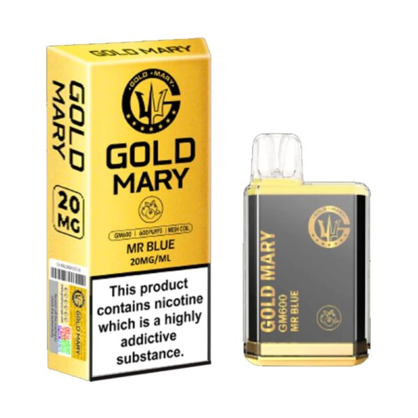 Mr Blue Gold Mary Disposable Vape