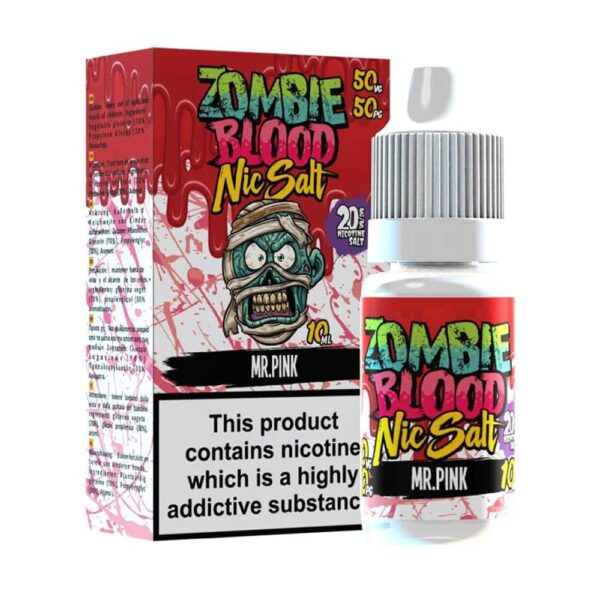 Zombie Blood Mr Pink 10ml Nic Salt E Liquid - 20mg
