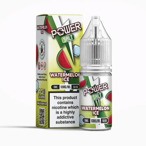 Power Watermelon Ice 10ml Nic Salt E-Liquid