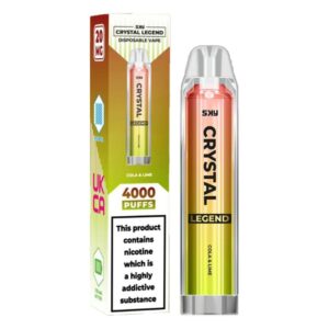 Crystal Legend Vape 4000 Puff Disposable Device