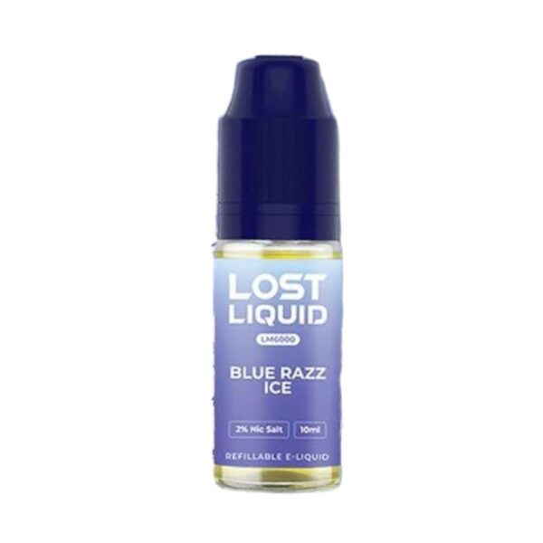 Blue Razz Ice Lost Liquid LM600 10ml Nicsalt
