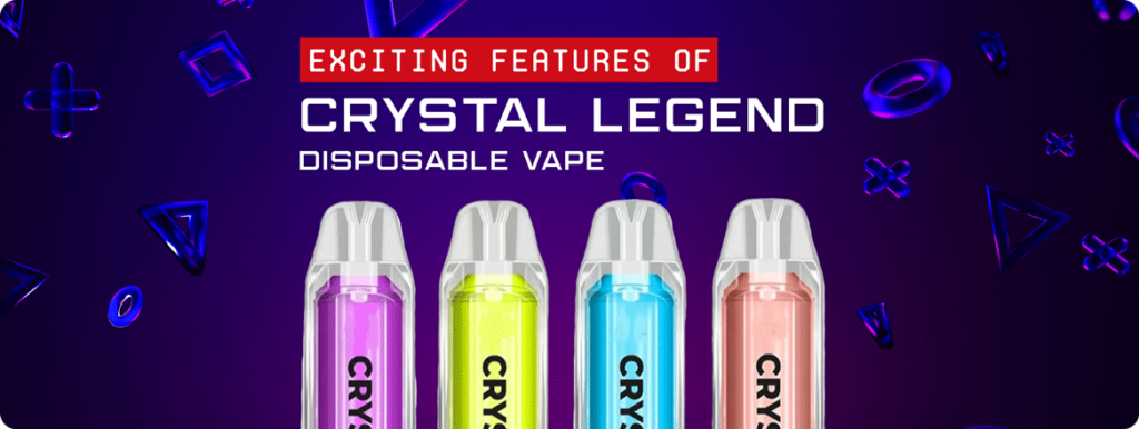 Crystal Legend disposable Vape flavours